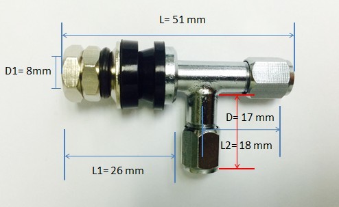 3 way valve dimensions