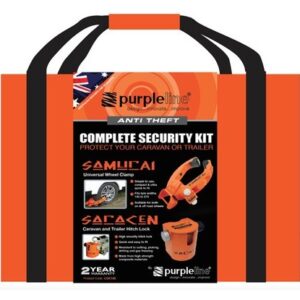Antitheft Kit Purple for Wheel Clamp and Hitch Lock