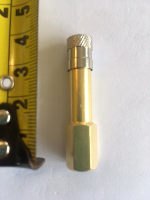 32mm Brass valve extension